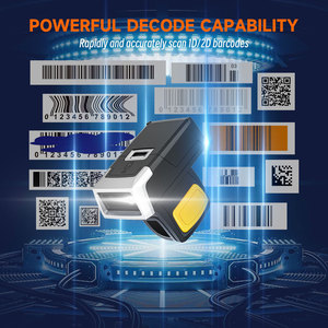 Portable Bluetooth 2.4G USB Warehouse Scanner Wearable <strong>Wireless</strong> 1D 2D Barcode &amp; <strong>QR</strong> <strong>Code</strong> <strong>Reader</strong> for Logistics Shipping - Product Image 2