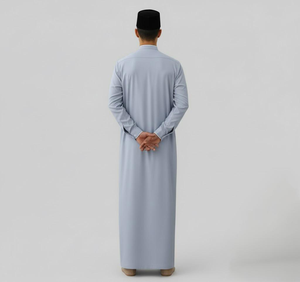 Fournisseur Malaisien Raya 2025 Moden Jubah Femme Casual Automne Tricot Plissé Sans Repassage Kain Sejuk Coupe Classique S-5XL En Stock - Product Image 2