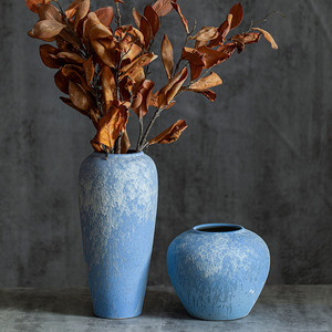 Jingdezhen jarrón decoración del hogar ornamento arreglo de flores secas nuevo estilo chino sala de estar Bogu estante artesanal puramente hecho a mano - Product Image 4