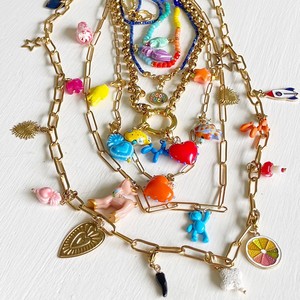 Красочное многослойное сложенное ожерелье рыба Птица Любовь ЗВЕЗДА черепаха DIY кулон очарование ожерелье из бисера - Product Image 5