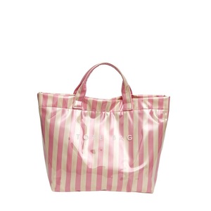 Sac fourre-tout personnalisé avec logo imprimé, rayé, transparent, imperméable, en PVC, sac à bandoulière portable, sac à main de plage pour femme, été 2026 - Product Image 1