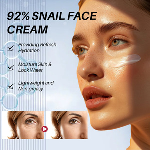Produits de soin de la peau blanchissants Crème hydratante pour le visage Mucine d'escargot Crème anti-rides coréenne à l'escargot - Product Image 4