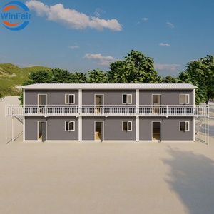 WinFair modulare a 2 piani triangolo costo prefabbricato casa <span class=keywords><strong>Bungalow</strong></span> costruito prefabbricato auto 2 piano nonnina appartamento contenuto piani casa - Product Image 1