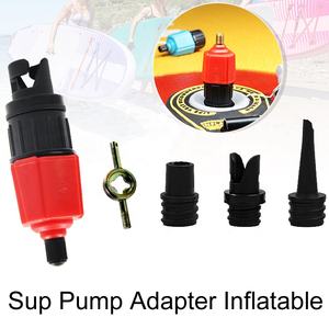 <span class=keywords><strong>Compresseur</strong></span> <span class=keywords><strong>d</strong></span>'<span class=keywords><strong>air</strong></span> de voiture numérique 4-en-1 Adaptateur de valve rouge bleu Pompe à <span class=keywords><strong>air</strong></span> de véhicule Valve gonfle les matelas Navire Stand-Up Paddleboards - Product Image 4
