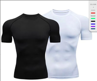 Vêtements de sport pour hommes, collants de sport professionnels, entraînement, course à pied, basketball, couche de base, séchage rapide, évacuation de la transpiration, haute élasticité, été