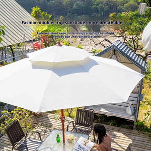 <span class=keywords><strong>Parasol</strong></span> d'extérieur imperméable 3m en polyester <span class=keywords><strong>avec</strong></span> mât en métal pour terrasse, plage, piscine, jardin, mobilier d'extérieur - Product Image 5