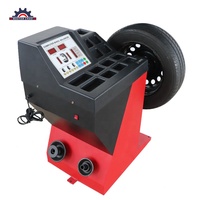 Machine d'équilibrage de pneus de voiture entièrement automatique avec pointeur laser infrarouge pour ateliers de réparation automobile, affichage numérique, 220V