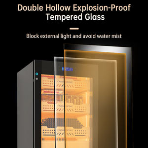 Armoire à cigares haut de gamme en gros avec contrôle Wi-Fi, refroidisseur à cigares à compresseur inverseur, température et humidité constantes, électrique, pour usage domestique - Product Image 4