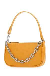 Bolso de diseñador de cuero genuino 100% de alta calidad de Far Mini Rachel bolso de mano con cremallera naranja claro - Product Image 2
