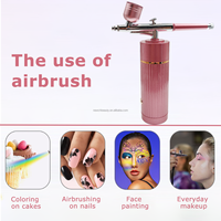 Kit aérographe de beauté 7ml 20ml 900mAh, pulvérisateur à air pour soins du visage, peinture pour ongles, gâteaux, maquillage, pour le corps, Nail Art
