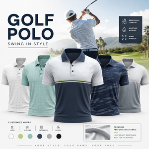 Nuove <span class=keywords><strong>Polo</strong></span> da <span class=keywords><strong>Golf</strong></span> da Uomo con Design Personalizzato, Anti-Pilling, Stampa Sublimatica, Elasticizzate in <span class=keywords><strong>4</strong></span> Direzioni, Asciugatura Rapida per l'Estate - Product Image 3