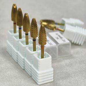 Forets de sécurité Typhoon en carbure de tungstène de luxe durable de 3/32 po pour l'élimination du gel acrylique dur, forets à ongles de grande taille pour ponceuse électrique - Product Image 3