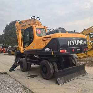 Fabriqué en Corée Hyundai 210w-9 a utilisé l'excavatrice hydraulique de roue - Product Image 4