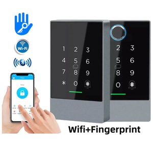 Contrôleur d'accès de porte biométrique Wifi étanche TTLock avec clavier Bluetooth sans fil, lecteur de carte IC M1 13,56 MHz, contrôle NFC - Product Image 2