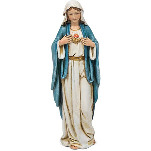 Witt Figures religieuses occidentales transfrontalières Statue en résine <span class=keywords><strong>de</strong></span> la Sainte <span class=keywords><strong>Mère</strong></span> <span class=keywords><strong>de</strong></span> <span class=keywords><strong>Marie</strong></span> Saint Joseph Icône <span class=keywords><strong>de</strong></span> <span class=keywords><strong>l</strong></span>'église Affichage Cadeau Artisanat - Product Image 6