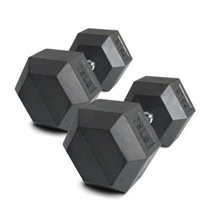 Nhiệm Vụ Nặng Nề 75 Lb Quả Tạ Với Hình Dạng Hex Biểu Tượng Tùy Chỉnh Thiết Bị Tập Thể Dục Cho Nhà Phòng Tập Thể Dục Sức Mạnh Chuyên Nghiệp Đào Tạo - Product Image 3