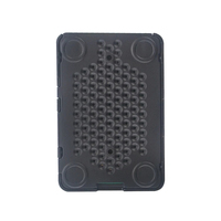 Raspberry Pi 4 Case ABS Shell Enclosure Box Carcasa negra Ventilador de refrigeración compatible para Raspberry Pi 4 Modelo B