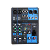 Console de mixage audio professionnelle MG06X 6 canaux, stéréo, pour scène live et enregistrement
