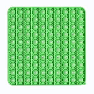 Nuevos juguetes de matemáticas 1 ~ <span class=keywords><strong>100</strong></span> números juego cuadrado Fidget juguete <span class=keywords><strong>100</strong></span> burbujas multiplicación <span class=keywords><strong>Pop</strong></span> push <span class=keywords><strong>it</strong></span> juguete personalizado - Product Image 2
