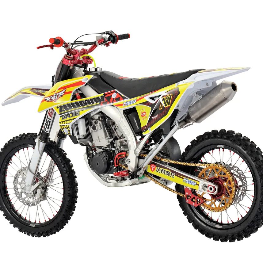 Motocross 250cc otomatik Enduro motosiklet 4 zamanlı motor Mini kir bisiklet özelleştirme