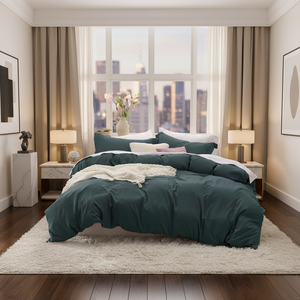 Fluffy Duvet Cover Pillowcase Set Luxury Home Decor Bedding Set 100% Cotton Eco-Friendly All-Season Customized Size Available - Product Image 3