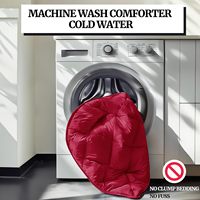 Alternative au duvet en microfibre, couette légère toute saison, taille King, réversible, lavable en machine
