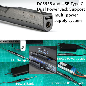 TS101 Mini Thông Minh Kỹ Thuật Số Màn hình hiển thị hàn sắt Kit với USB Loại C Cable & TS B2 hàn đầu cho điện thoại di động sửa chữa điện thoại - Product Image 6