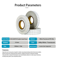 Maßgefertigtes 3M 55280 50m 10mm Acryl-PVC Doppelseitiges Klebeband Hochviskos Wasserdichter Stanzschnitt-Aufkleber Hitzebeständig