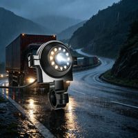 Caméra de recul AHD IR vision nocturne pour camion benne, poids lourd, bus, DC 12-24V, étanche IP68, 720P/1080P, certifiée CE FCC RoHS