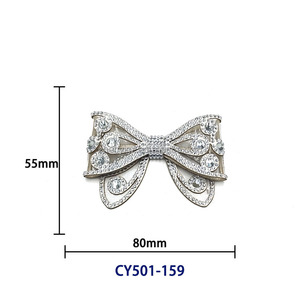 Accesorios de Parches de Mariposas 3D con Decoración de Diamantes de Imitación para Zapatos, Bolsos y Ropa - Product Image 1