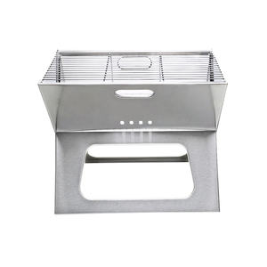 Griglia Pieghevole da Tavolo Portatile a Carbone per <span class=keywords><strong>Barbecue</strong></span>, Campeggio e Giardino, <span class=keywords><strong>con</strong></span> Telaio <span class=keywords><strong>in</strong></span> Acciaio Inox GARIDA GCBG-009 - Product Image 1