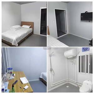 Casa contenedor plegable bajo costo Oficina modular prefabricada duradera ecológica para construcción de hoteles casas de Centros Comerciales - Product Image 4