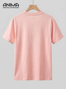 Camiseta de Hombre de Manga Corta, Informal, Holgada, de Color Sólido, 100% Algodón, 180g, Popular y de Venta Caliente - Product Image 2