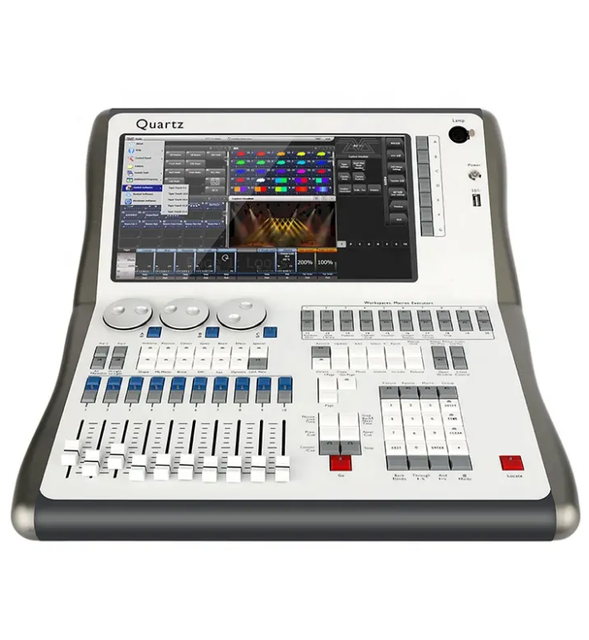 Professional Quartz Light Controller for Lighting Console 4-Channel Manual Switch with DMX Connection 6A Output Current