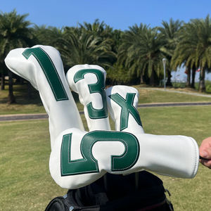 High Quality Embroidery Design Golf Club <b>Head</b> <b>Covers</b> Customize Big Number Wood <b>Cover</b> Rubber String and Golf <b>Head</b> <b>Cover</b> - Product Image 4