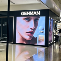 Écran LED vidéo mural numérique RX à installation facile, 4K HDR10+, 1000-5500cd, en fibre de carbone, étanche IP67, pour intérieur/extérieur