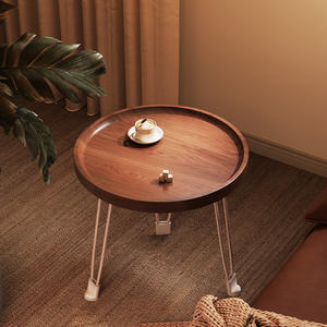 <span class=keywords><strong>Table</strong></span> <span class=keywords><strong>basse</strong></span> pliante simple, moderne et créative, <span class=keywords><strong>table</strong></span> ronde pour canapé, mini <span class=keywords><strong>table</strong></span> d'appoint, mobile pour petit appartement, baie vitrée - Product Image 3