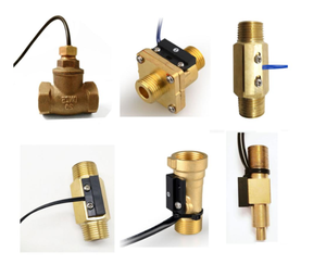 สวิตช์แม่เหล็กทองเหลือง SZFAST FS-3C ขนาด 1/2" 3/4" สวิตช์ควบคุมการไหลของน้ำแบบสองสาย IP67 2LPM/3LPM 220V 1.0 Mpa - Product Image 5