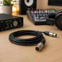 Câble de microphone professionnel XLR vers XLR Yinyu MC054 avec conducteurs OFC et connecteurs métalliques pour studio et sonorisation en direct
