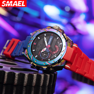Reloj Digital SMAEL 8060, Gran Venta, Reloj Deportivo para Hombre con Correa de Goma, Doble Hora, Cronómetro, Popular para Actividades al Aire Libre - Product Image 3