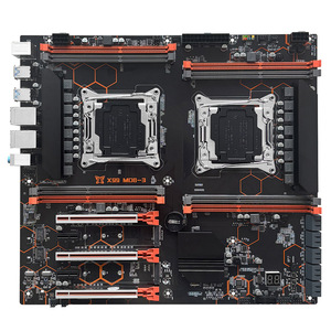 Factory Price X99 MD8-3 Dual CPU Motherboard Kit LGA2011 3 DDR3 8 Slots 128GB <b>RAM</b> C612 Chipset Server X99 MD8-3 Dual CPU Motherb - Product Image 1