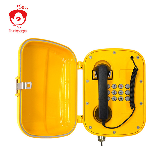Wired Explosion-Proof Waterproof Telephone for Mine Tunnel Underground Use Dustproof CN Origin (Connected)