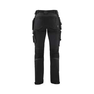 BLAKLADER - 719216459998C46 Pantalón artesano elástico de 4 vías para mujer Negro/Gris oscuro-PANTALÓN DE TRABAJO EAN 7330509742051 - Product Image 2