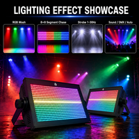 8+8 Dual-Modul LED Moving Head Strobe Wash RGBW 2-in-1 30Hz Blitz Pan 540 Tilt 270 DMX512 Pixel-Steuerung Bühnenbeleuchtung