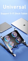 Dudukan Laptop Laptop penjualan terbaik baru 2022 dengan bantalan dudukan kipas pendingin besar untuk tablet pro Macbook Laptop Notebook Gaming