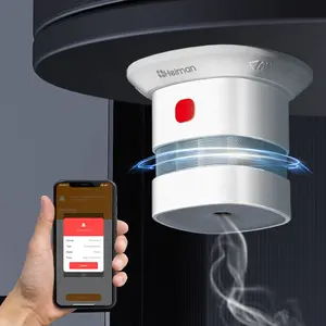 Zigbee умный дом автоматизация детектор дыма пожарная сигнализация охранная сигнализация с красной точкой