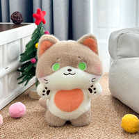 Peluches de haute qualité en tissu ultra-doux, fabrication de jouets en peluche personnalisés, jouets en peluche de 8 pouces, jouets en peluche de Noël