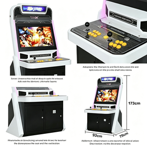 Máquina de Juegos Arcade Dile Bear de 32 Pulgadas HD LCD con Dos Jugadores, Gabinete Metálico, KOF Boxing, Aceptador de Billetes ICT, Funcionamiento con Monedas - Product Image 4