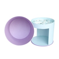 Grandes boîtes rondes à deux couches Desserts Mousse Gâteau Cuisson Dôme Cylindre Rigide Carton Papier Tube Emballage Fleurs Boîte-cadeau