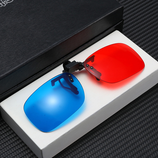 Red Green Glasses for Kids UV400 Clip-On Amblyopia Visual Function Training Software 3D Strabismus Stereo Fusion Vision Training